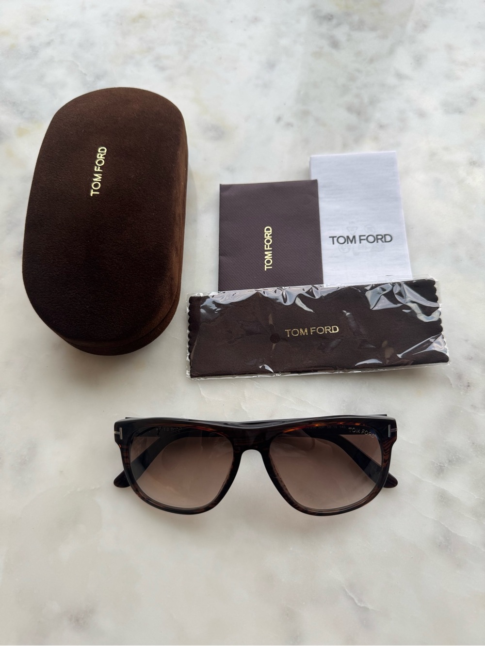 Tom Ford Olivier TF236 50P Sunglasses – Brown Gradient Unisex